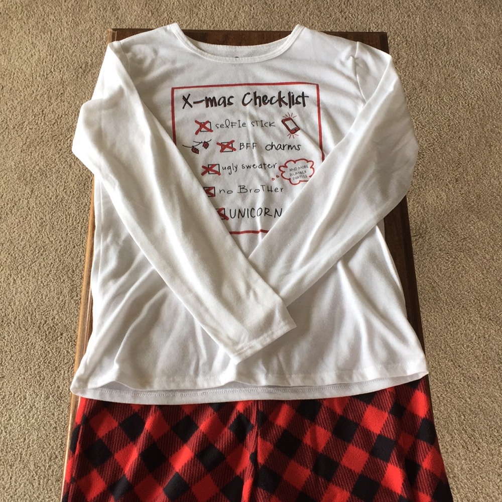 Total Girl "x-mas checklist" Pajama Set